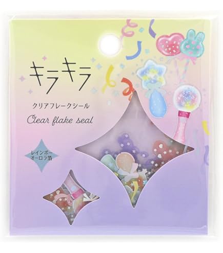 Amazon.co.jp: ワールドクラフト シール キラキラフレークシール